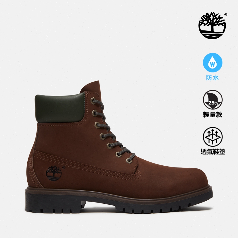 Timberland 男款深棕色特別款Timberland R 25輕量款防水6吋靴｜A6CH6W07