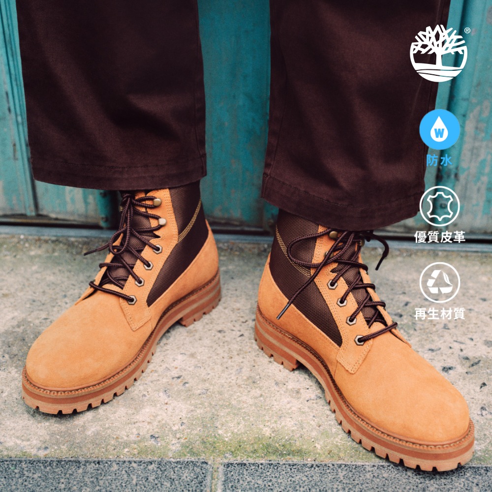 Timberland 男款棕色Britton Drive防水靴|A2H58ES4