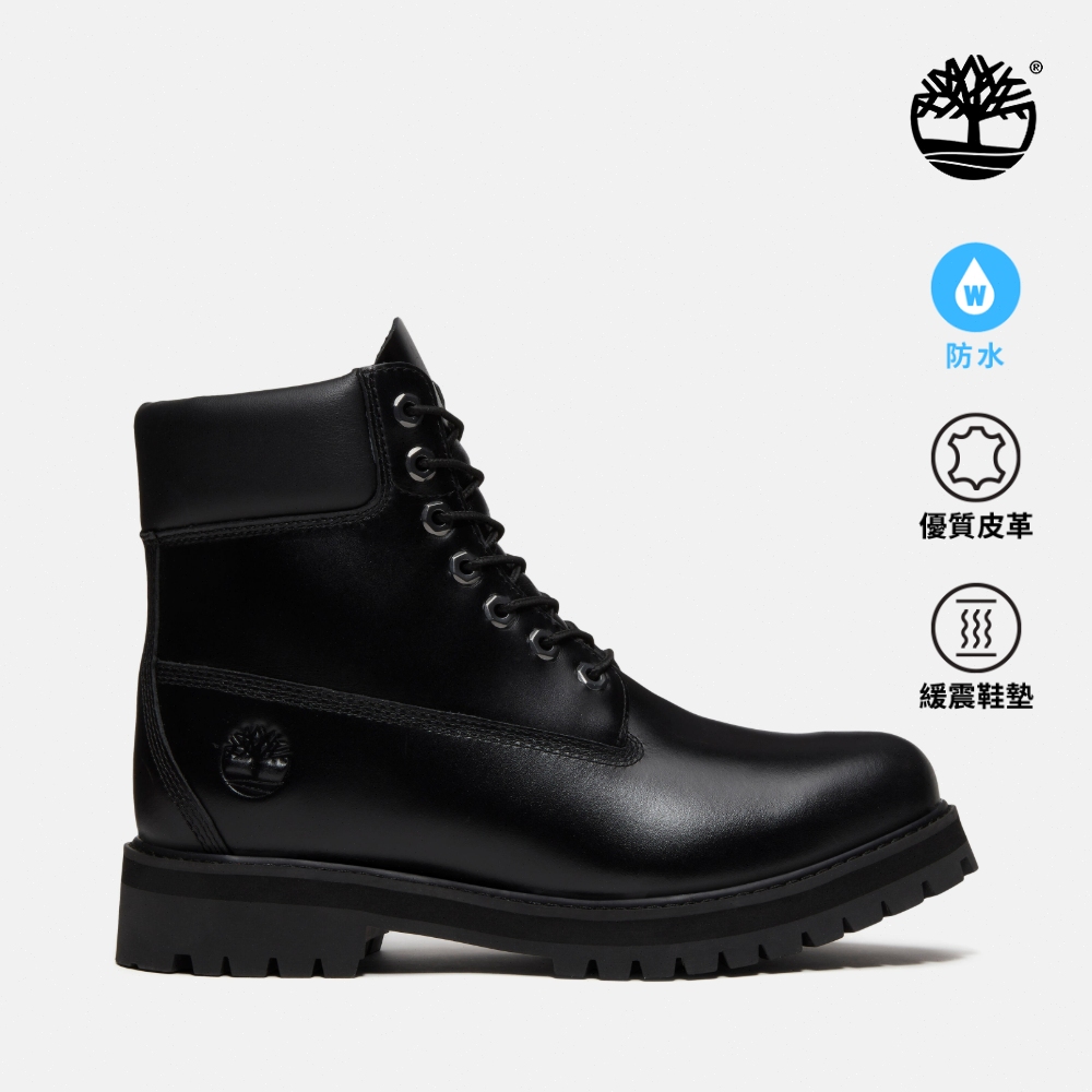 Timberland 男款黑色Timberland R Heritage防水6吋靴｜A29U2W02
