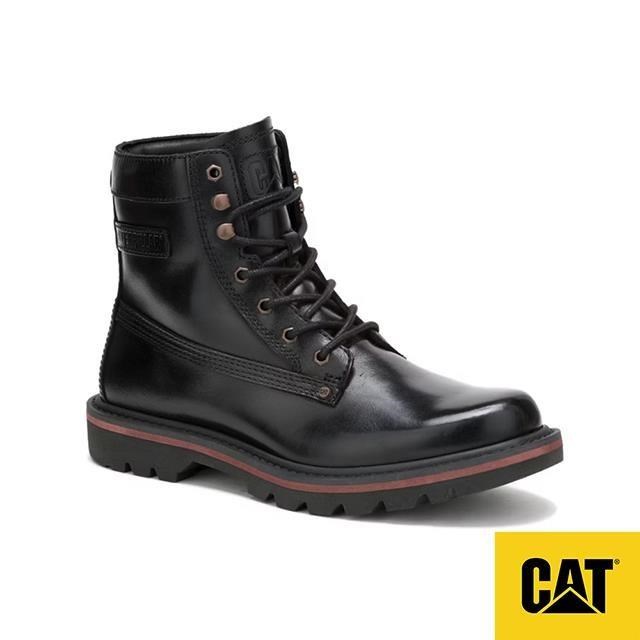 CAT COLORADO GRADER WP 經典防水真皮中筒靴 男鞋-百搭黑