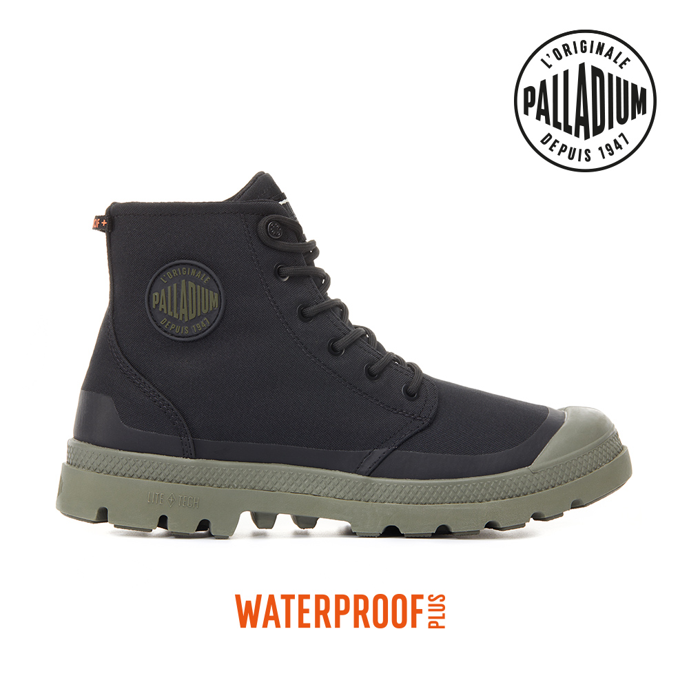 Palladium PAMPA RCYCL LITE+WP+ ZIP再生科技輕量拉鍊橘標防水靴-中性