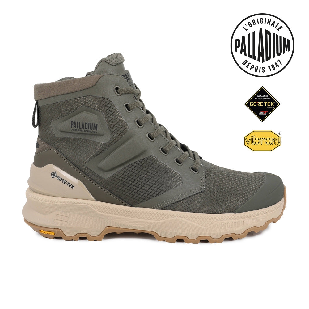 Palladium OFFLITE EVO MID GTX~OLIVE NIGHT 男女 科技聯名拉鍊防水靴 79569325