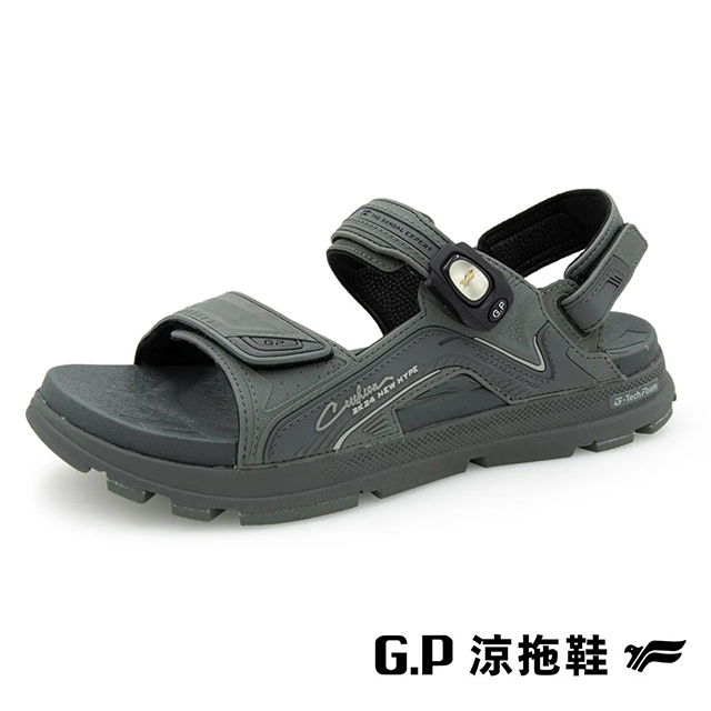G.P 啟蒙 (男)G-tech Foam舒適高彈涼鞋 男鞋-綠色