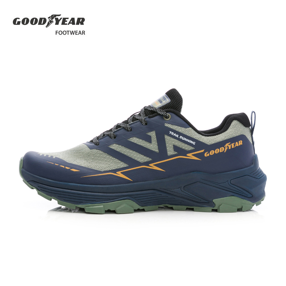 Goodyear 固特異 防撥水越野運動鞋/男 舒適 耐磨 防撥水 透氣 綠(銀河系-GAMR53215)