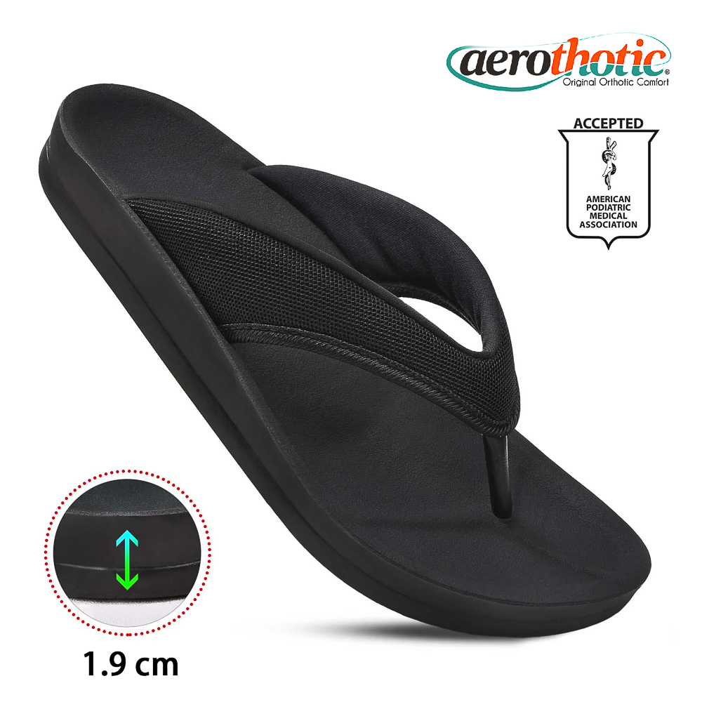 Aerothotic 羅素 ENHALUS 人字平底夾腳拖鞋(高足弓)