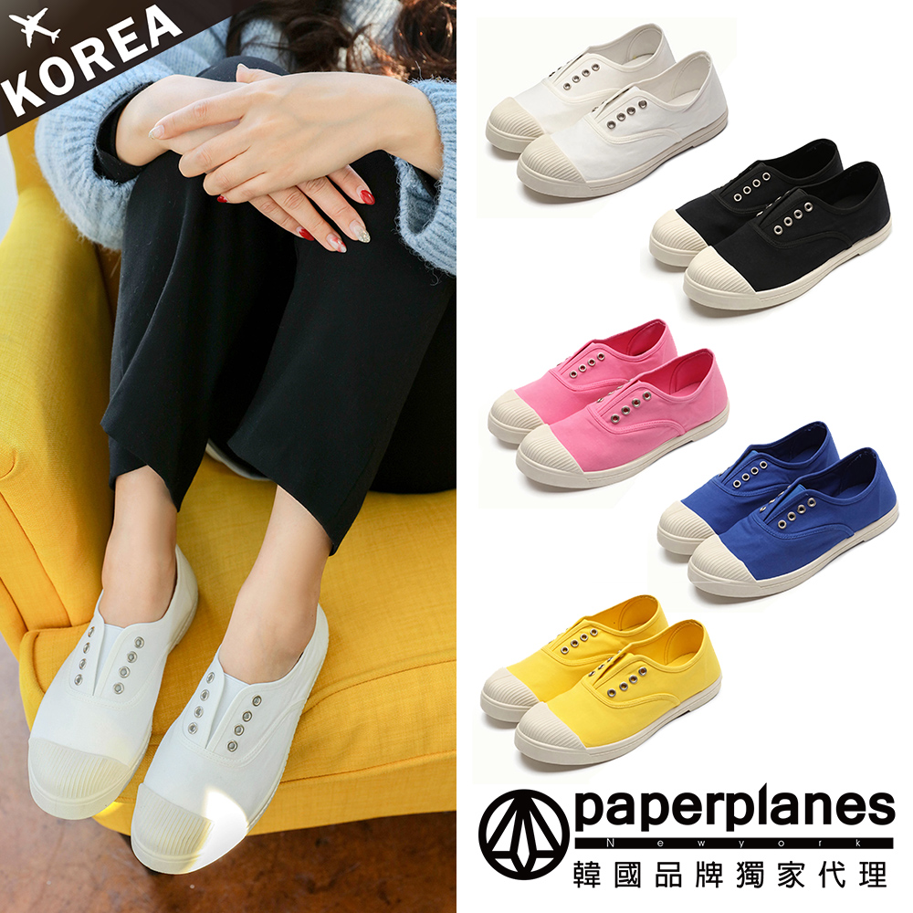 [paperplanes]★韓国大人気★Couple Velcro Sneakers PP1368 paperplanes]☆韓国大人気☆Couple Velcro Sneakers PP1368