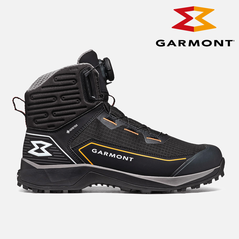 GARMONT 男款 GTX BOA 旋鈕中筒登山鞋 Trace MID 002908 (S12002) 黑-橘