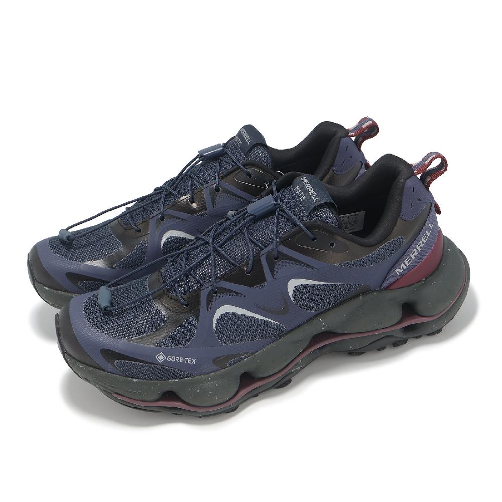 Merrell 邁樂 戶外鞋 Speedarc Matis GTX 男鞋 防水 藍 黑 抽繩 郊山 越野 機能 ML038355