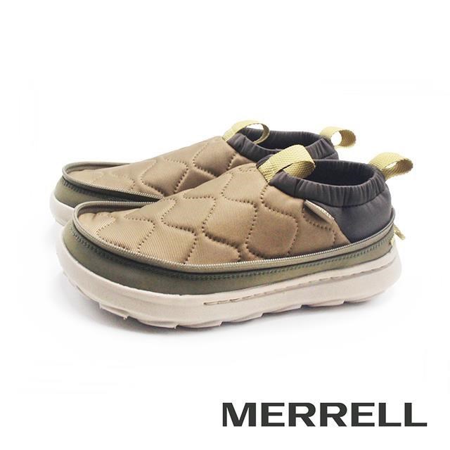 Merrell 邁樂 (男)HUT MOC 2 PACKABLE PLUS 輕量拉鍊懶人休閒鞋 男鞋-綠色