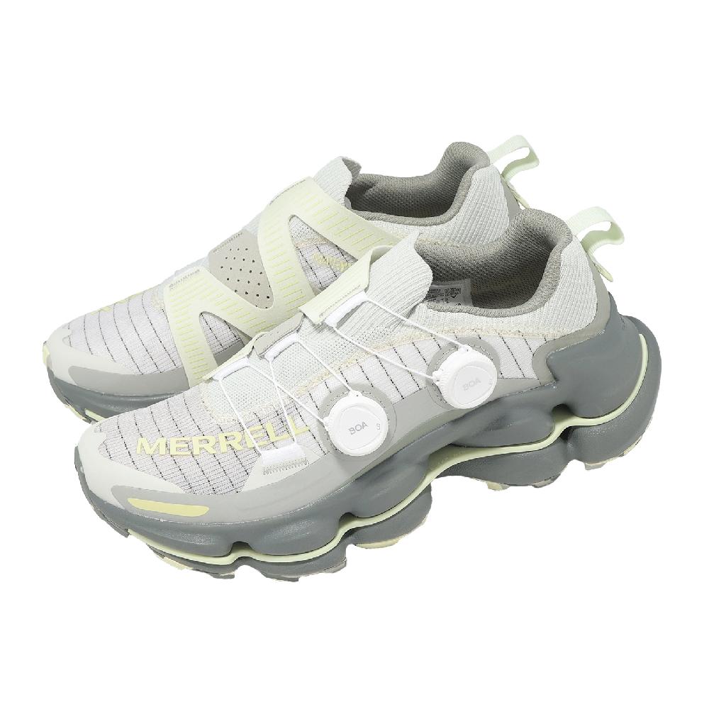 Merrell 邁樂 戶外鞋 Speedarc Surge BOA 男鞋 白 灰 旋鈕 登山 健行 ML00003547