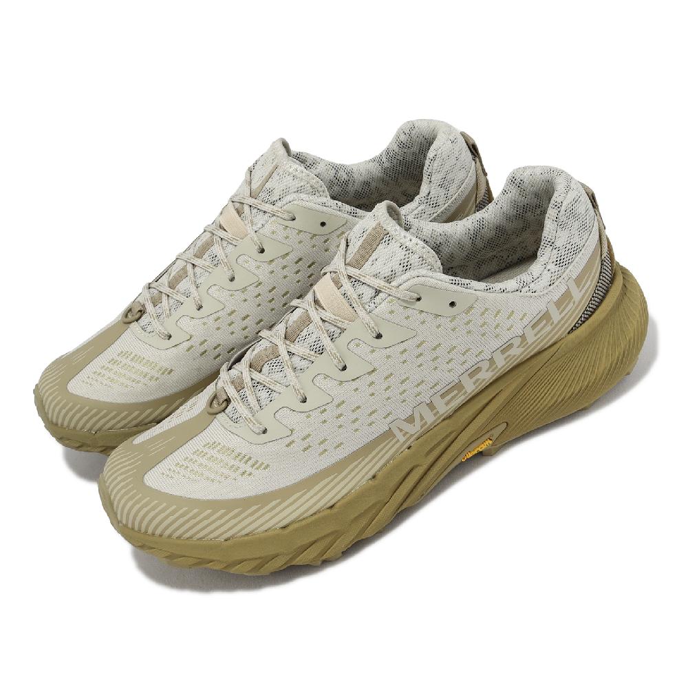 Merrell 邁樂 戶外鞋 Agility Peak 5 男鞋 米白 棕 黃金大底 郊山 登山 越野 ML068047