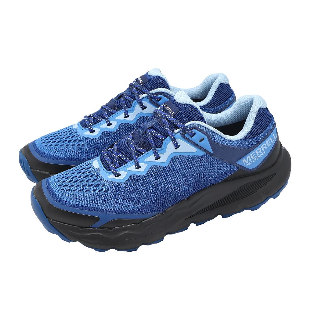 Merrell 邁樂 戶外鞋 Nova 4 WP 男鞋 藍 黑 防水鞋面 越野 郊山 健行 ML00004993