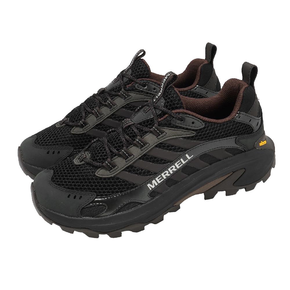 Merrell 邁樂 登山鞋 Moab Speed 2 Vent 2K SE 男鞋 黑 黃金大底 ML00005338