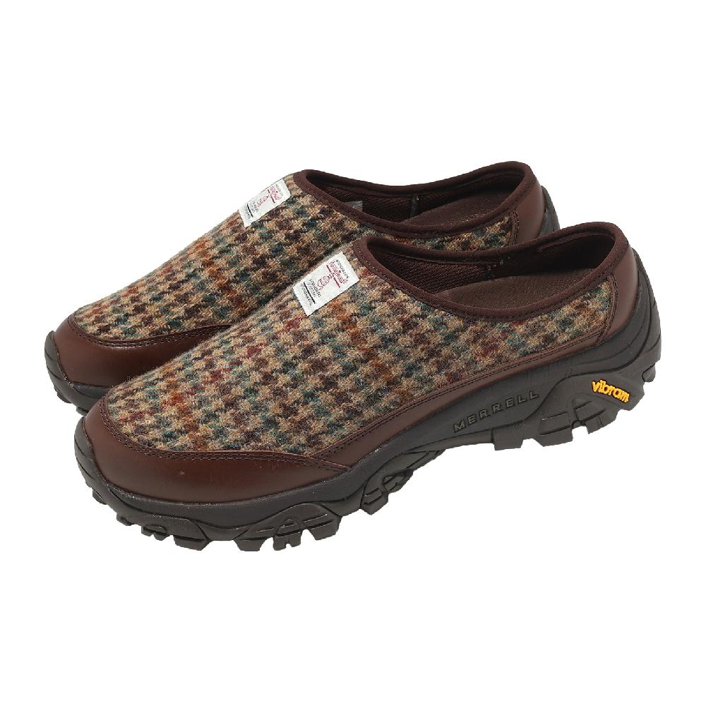 Merrell 邁樂 懶人鞋 Moab 2 Slide SE X Harris Tweed 男鞋 棕 ML00005588