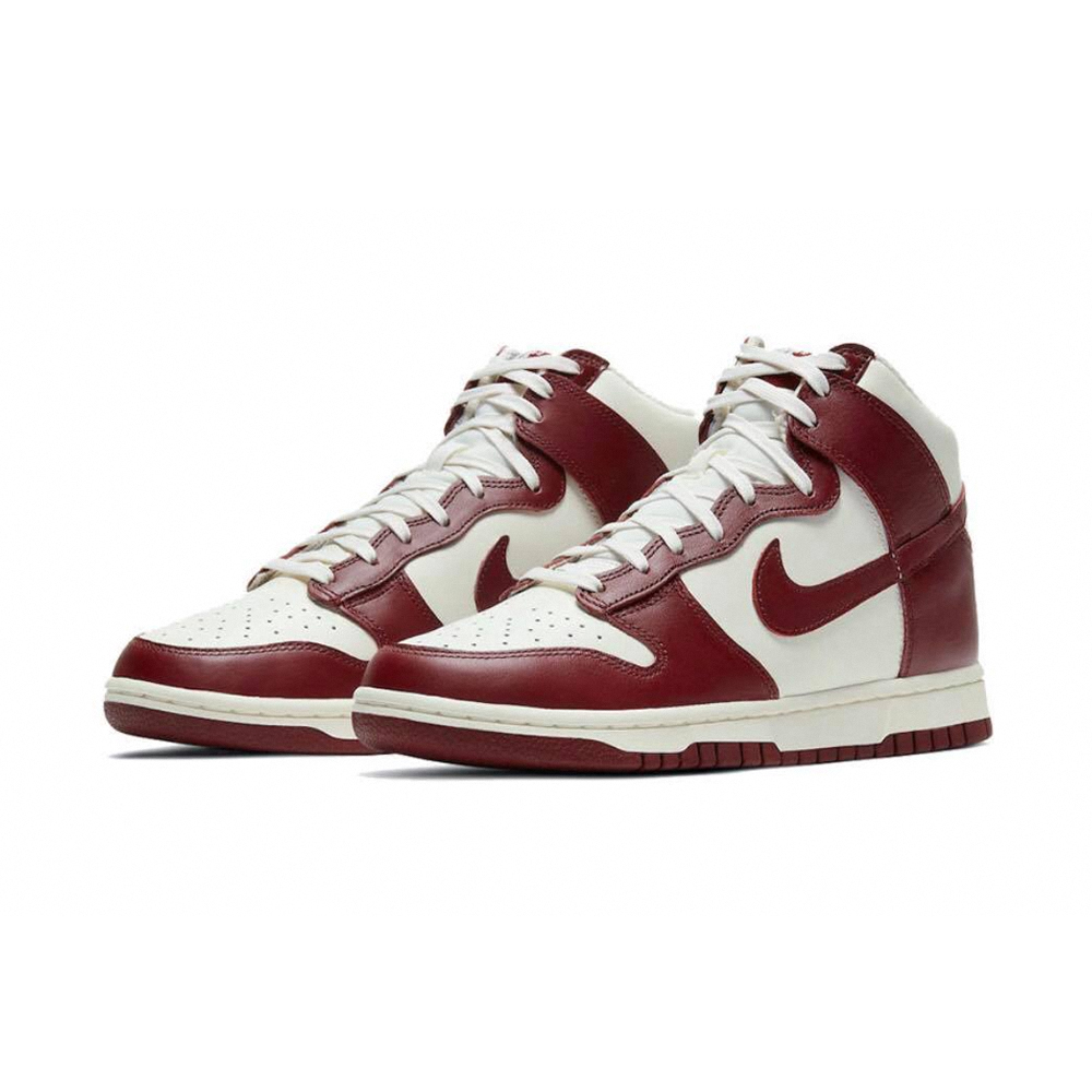 W Nike Dunk High Team Red 酒紅色 高筒 休閒鞋 DD1869-101