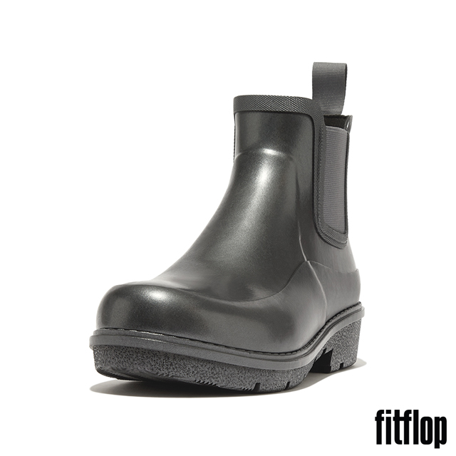 FitFlop WONDERWELLY 珠光切爾西雨靴-女(珠光黑)