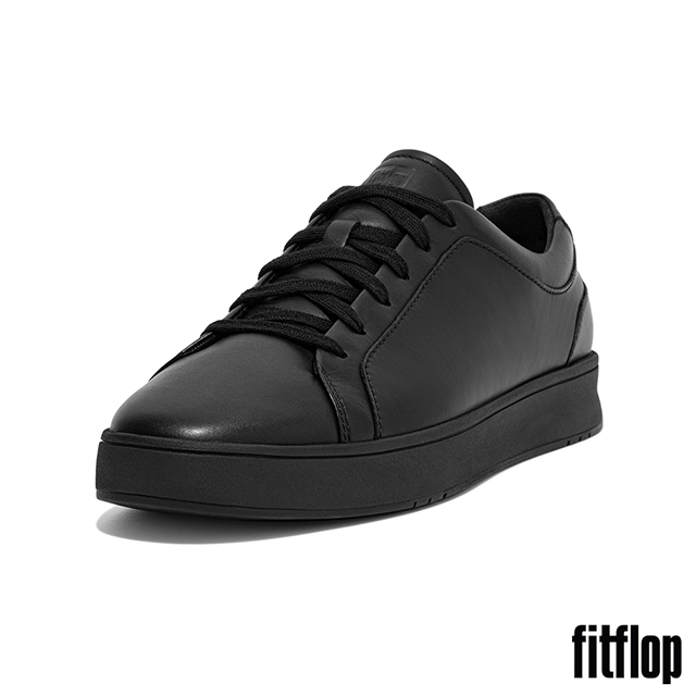 FitFlop RALLY II LEATHER TRAINERS 皮革運動休閒鞋-男(靚黑色)