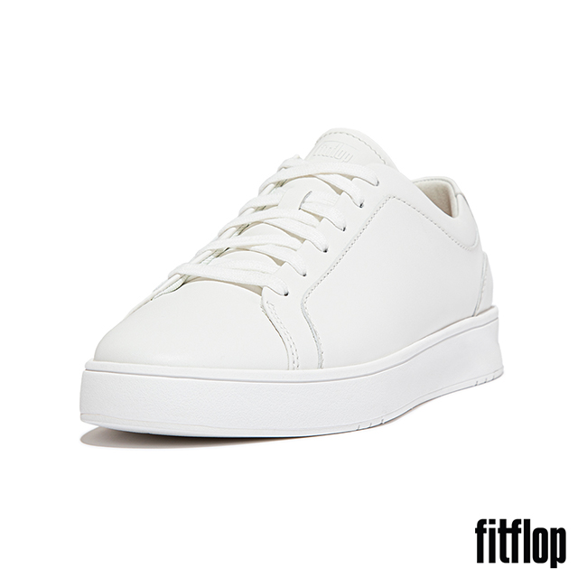 FitFlop RALLY II LEATHER TRAINERS 皮革運動休閒鞋-男(都會白)