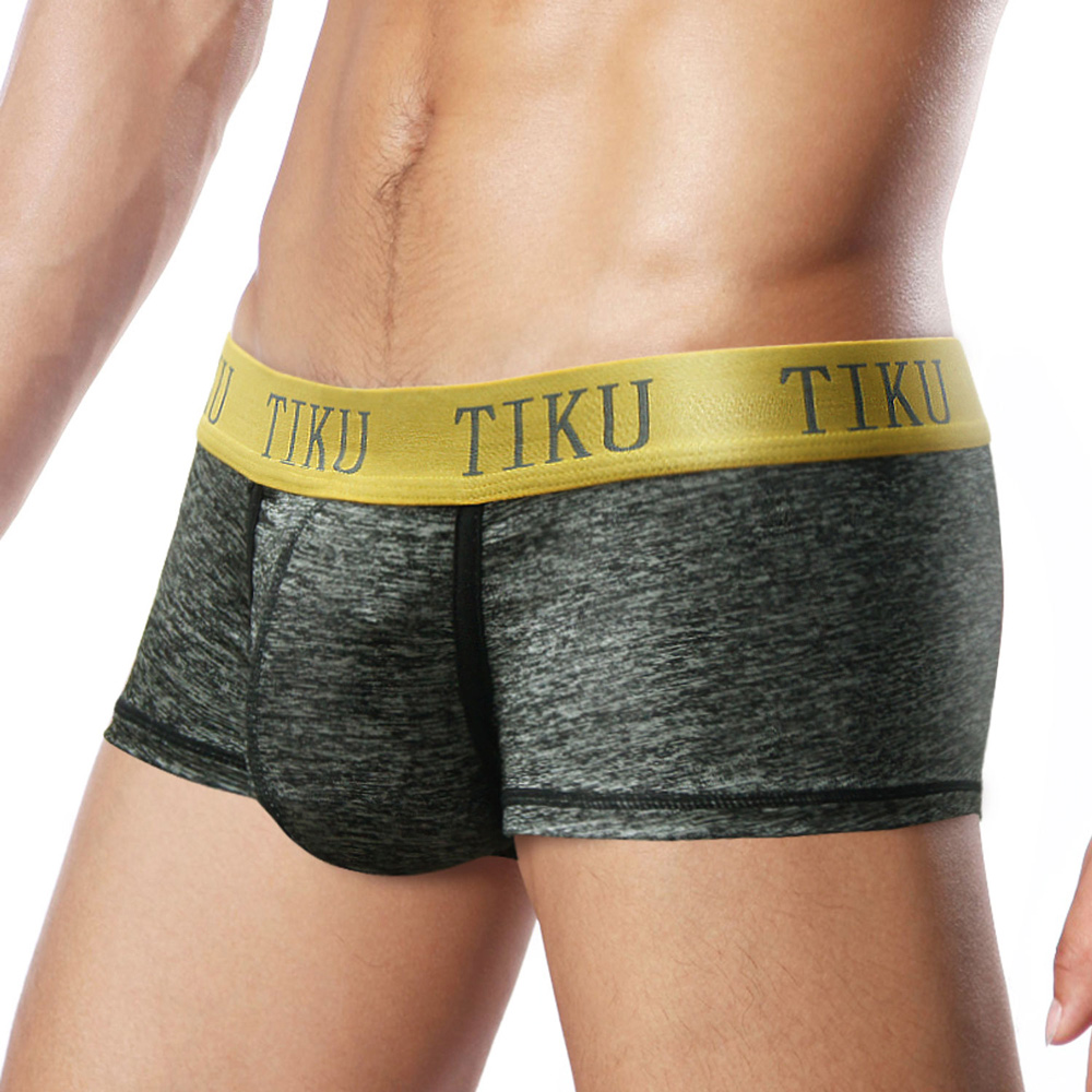 TIKU 梯酷 ~ 金屬系 鐵漢柔情 超彈貼身平口男內褲 (CP1196)