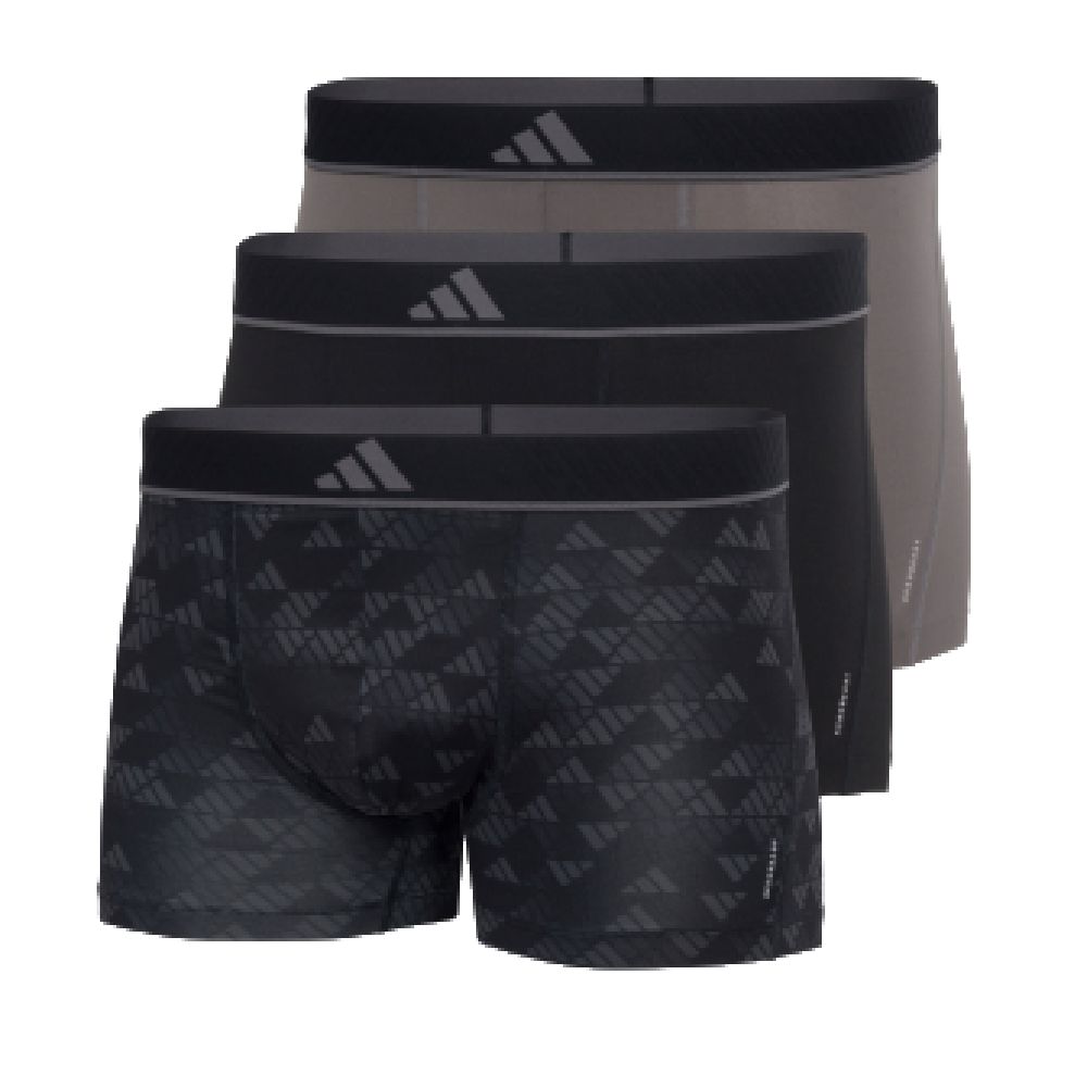 adidas 愛迪達 男士 再生彈力運動平口褲三入組 ACTIVE MICRO FLEX ECO TRUNK 3 PAIRS