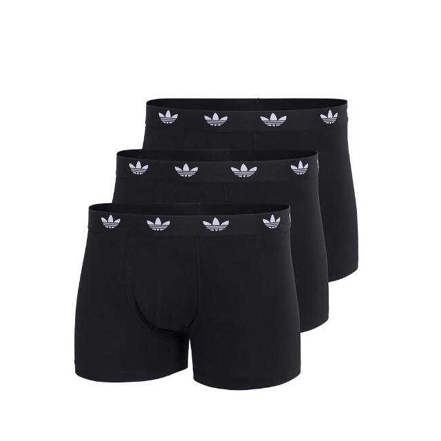 adidas 愛迪達 男士 彈性貼身內褲三件組 COMFORT FLEX COTTON TRUNK 3 PAIRS(其他規格)