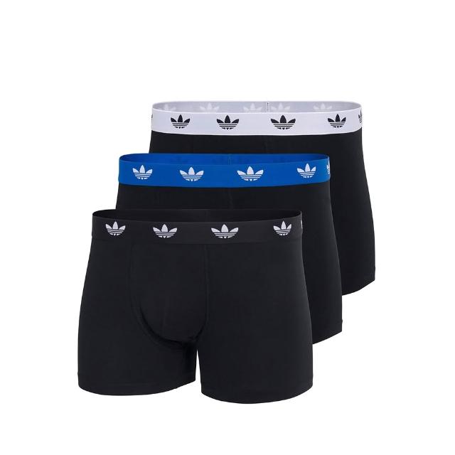 adidas 愛迪達 男士 彈性貼身內褲三件組 COMFORT FLEX COTTON TRUNK 3 PAIRS(其他規格)