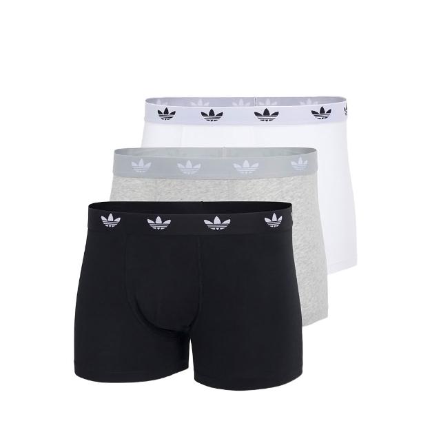 adidas 愛迪達 男士 彈性貼身內褲三件組 COMFORT FLEX COTTON TRUNK 3 PAIRS