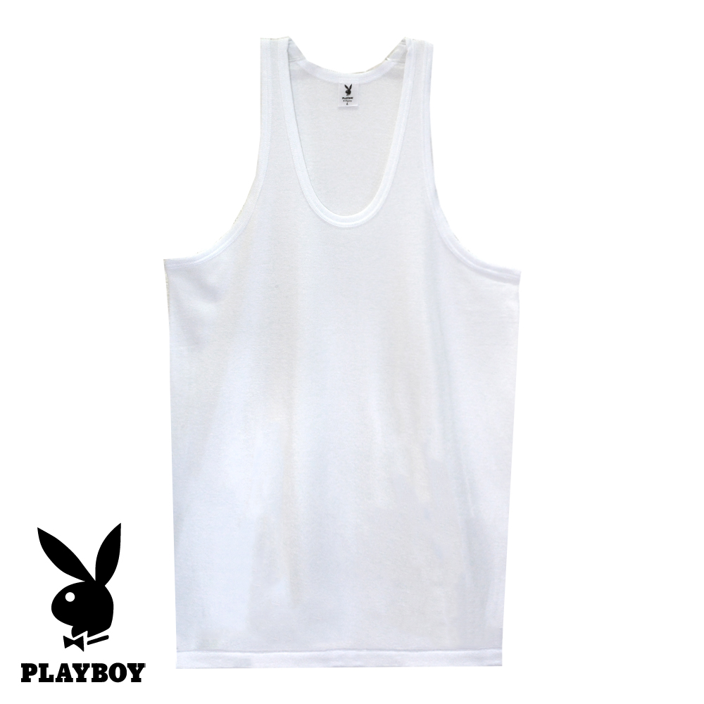 PLAYBOY 親膚速乾AB紗羅紋背心(三件組)