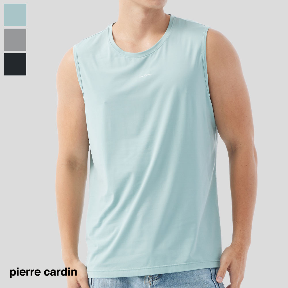 Pierre Cardin 皮爾卡登 抑菌消臭速乾寬肩背心 (兩件組)
