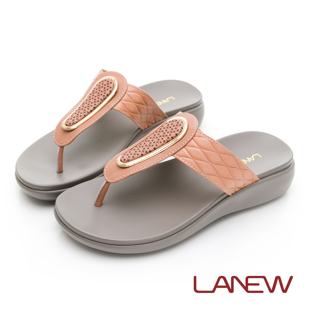 LA NEW 羊皮夾腳拖鞋(女230083750)