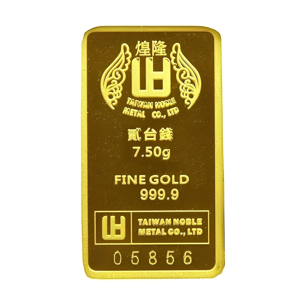 煌隆-貳台錢黃金條塊