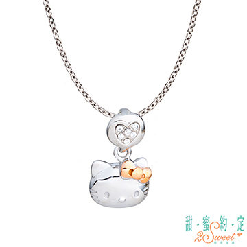 Hello Kitty HelloKitty x LINE 真愛kitty白鋼項鍊