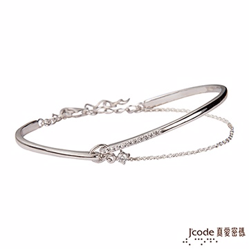 J’code真愛密碼 晶彩戀人純銀手鍊