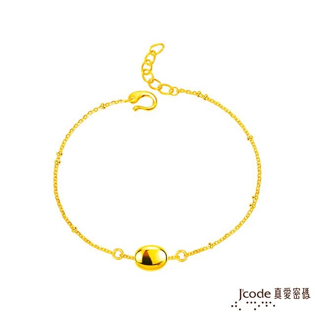 Jcode 真愛密碼 Jcode金飾 愛的種子硬金手鍊