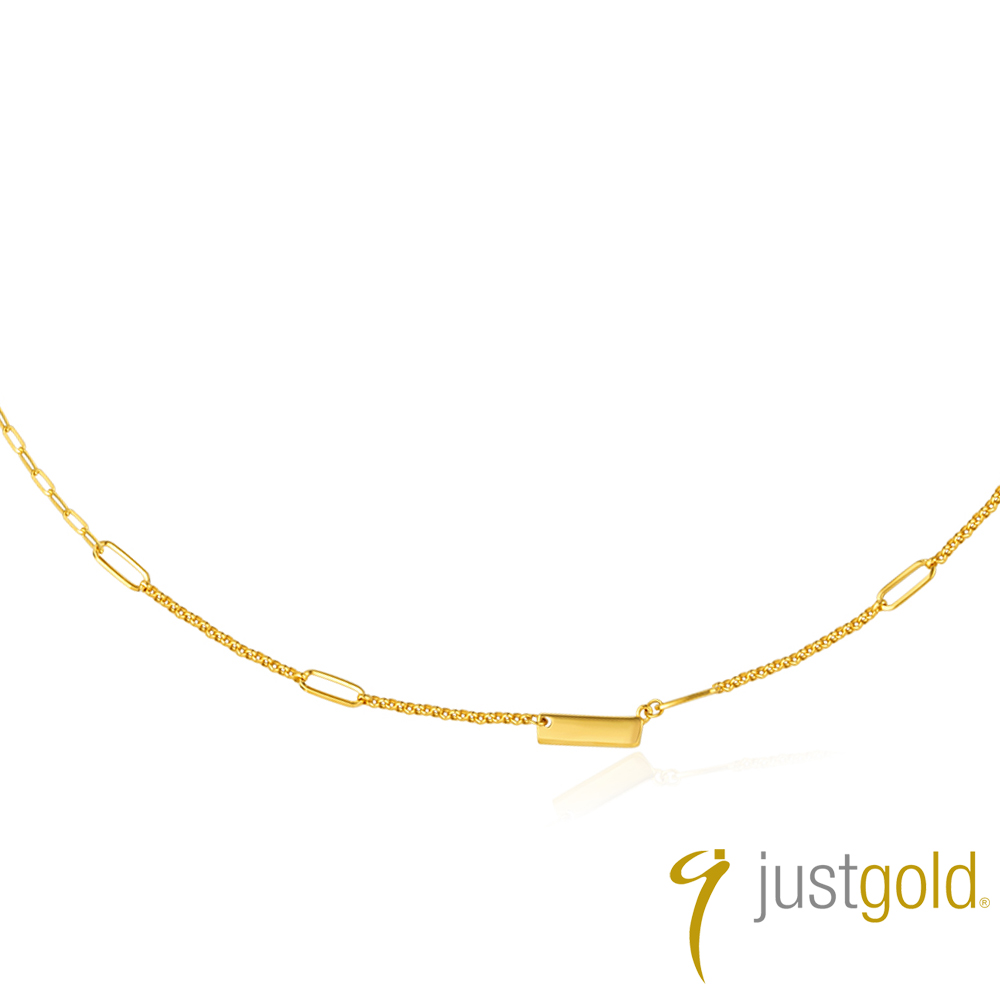 Just Gold 鎮金店輕奢許願純金項鍊- PChome 24h購物