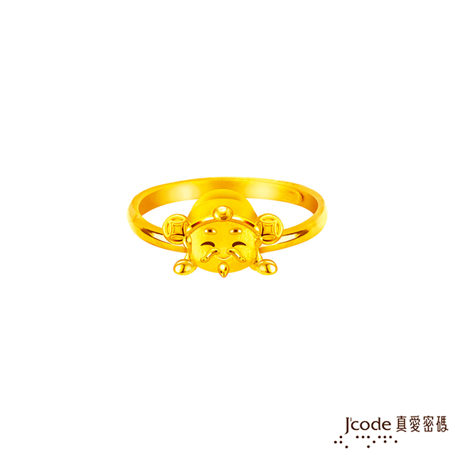 Jcode 真愛密碼 金飾 大甲媽 財神黃金戒指