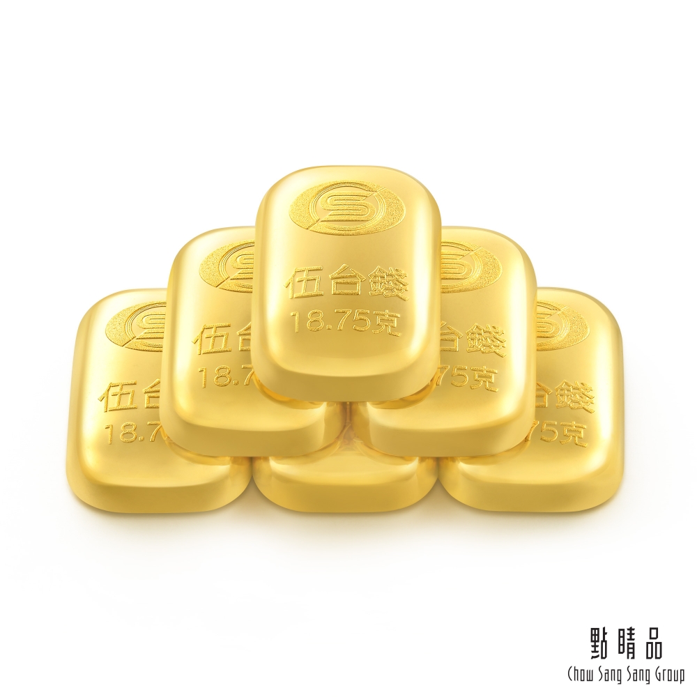 Chow Sang Sang Group 點睛品 伍台錢x6塊 黃金金條_計價黃金