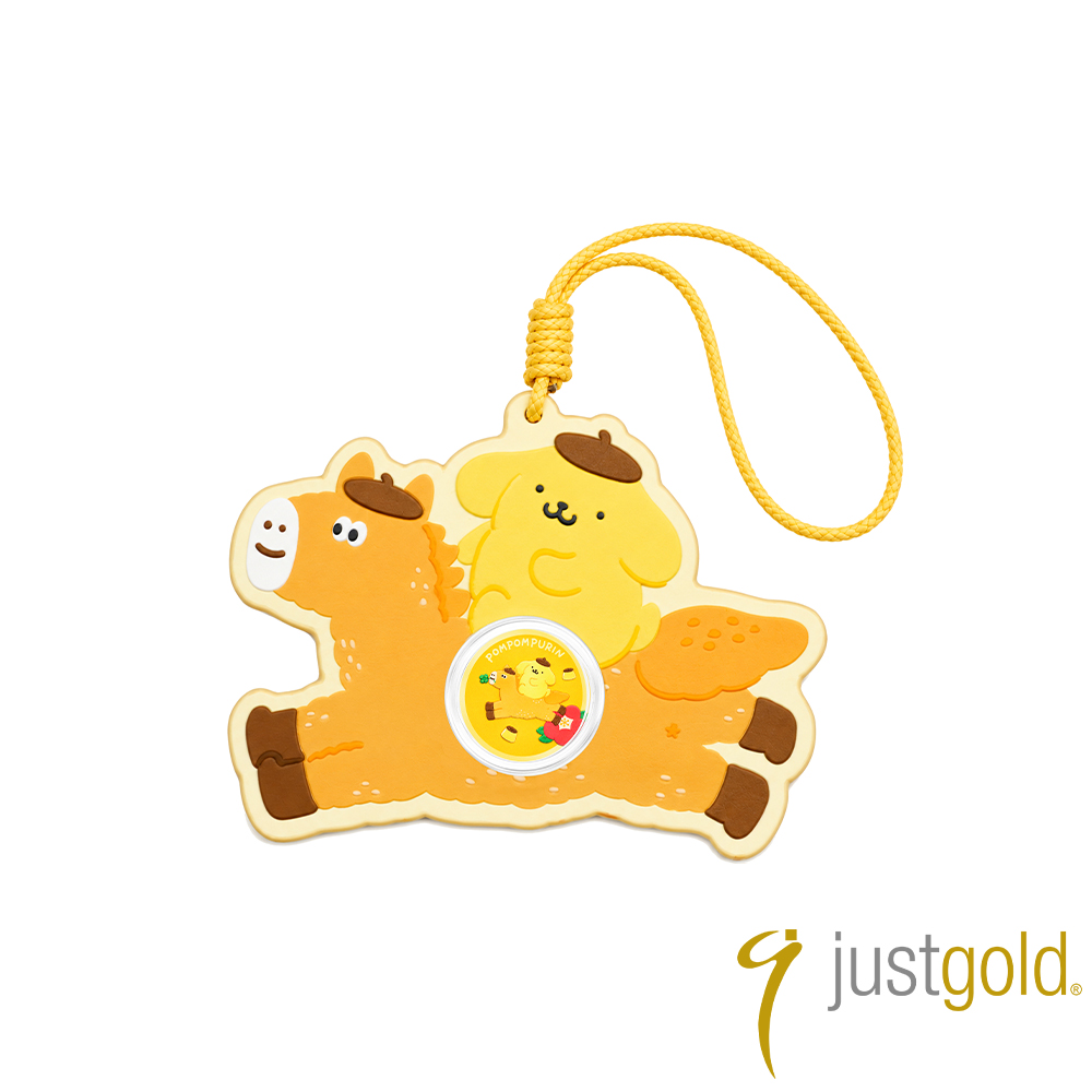 Just Gold 鎮金店 三麗鷗 布丁狗 馬上幸運金章