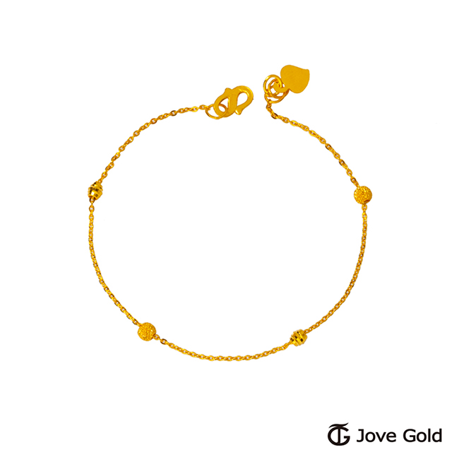 Jove Gold漾金飾 光暈黃金手鍊