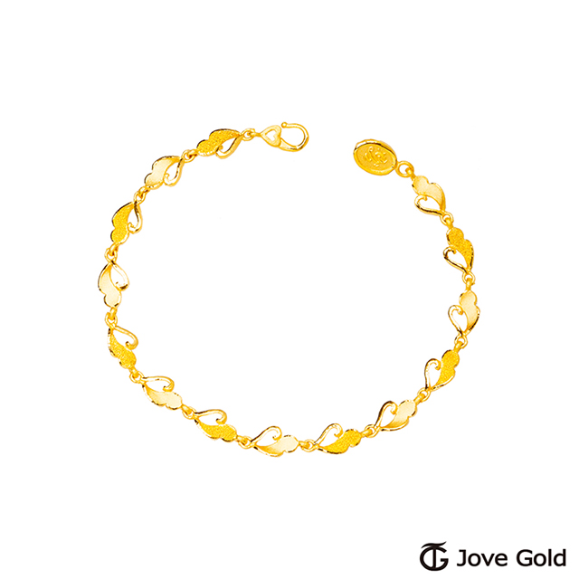 Jove gold JoveGold 交錯時光黃金手鍊