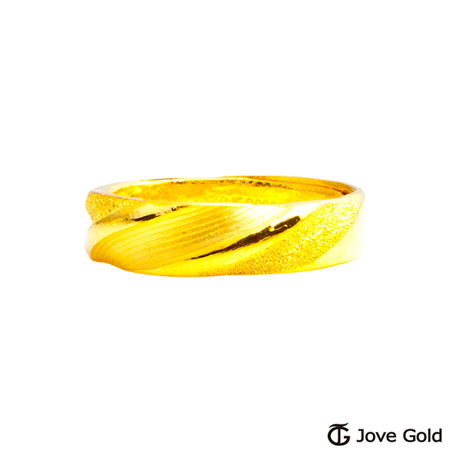Jove Gold漾金飾 歌頌幸福黃金男戒指