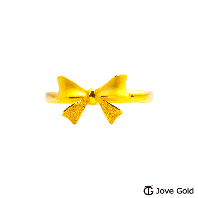 Jove Gold漾金飾 少女情懷黃金戒指
