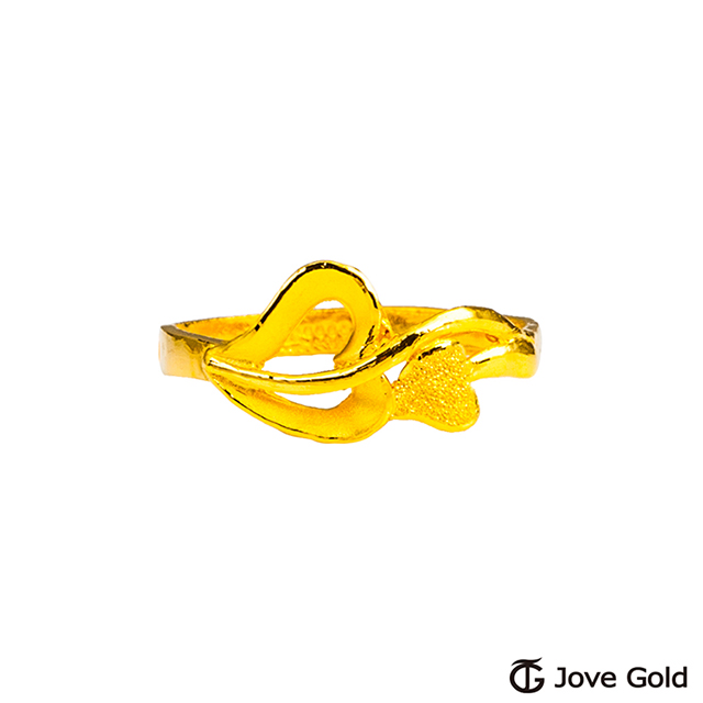 Jove gold JoveGold漾金飾 織夢黃金戒指