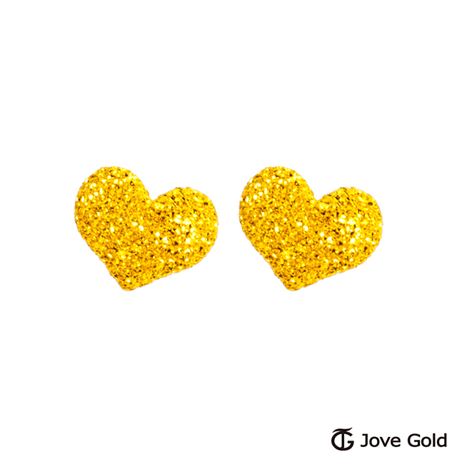 Jove gold Jove gold漾金飾  甜蜜耳語黃金耳環