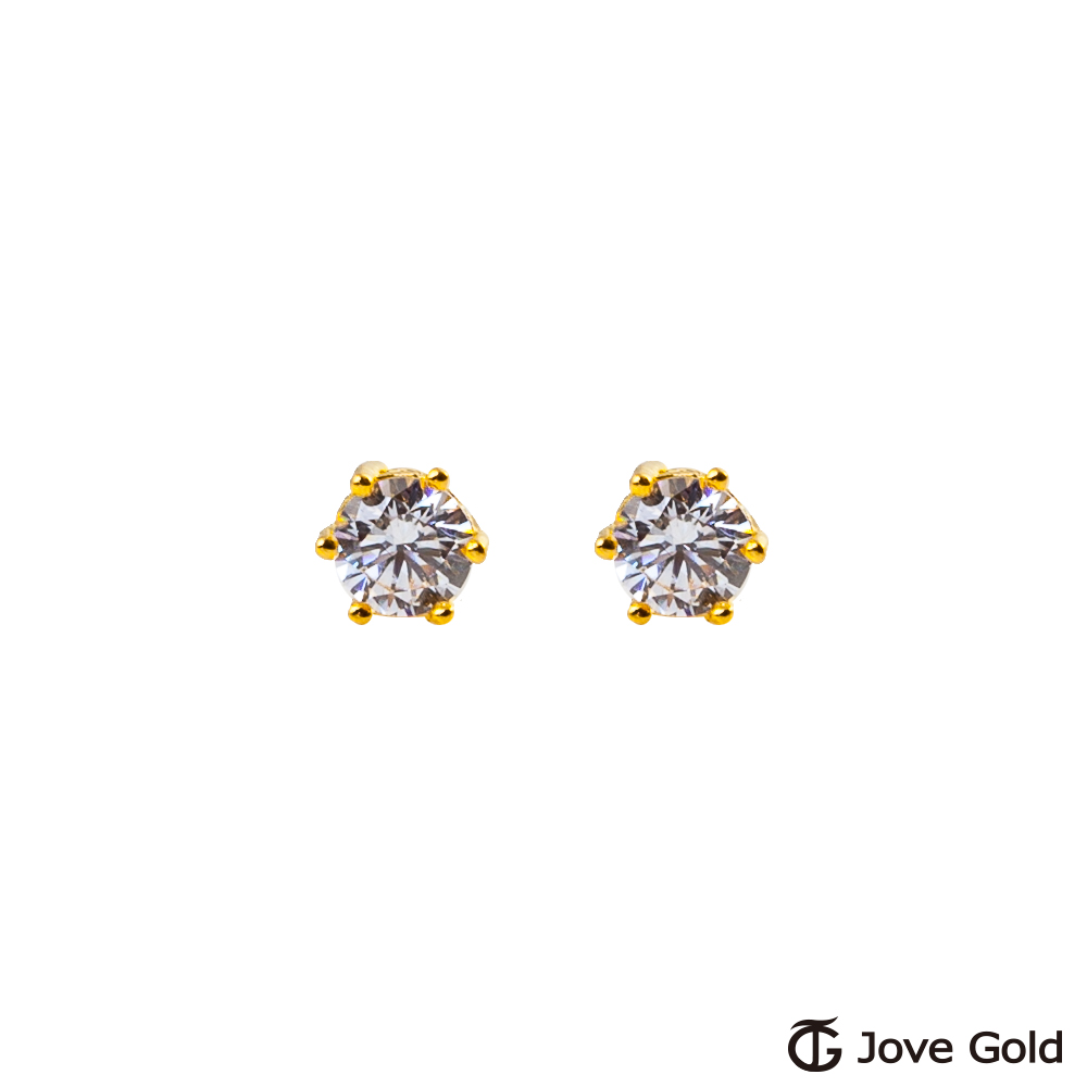 Jove gold 漾金飾 期盼黃金耳環