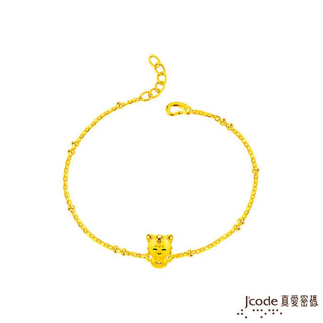 Jcode 真愛密碼 Jcode金飾 大甲媽 迷你三太子硬金手鍊