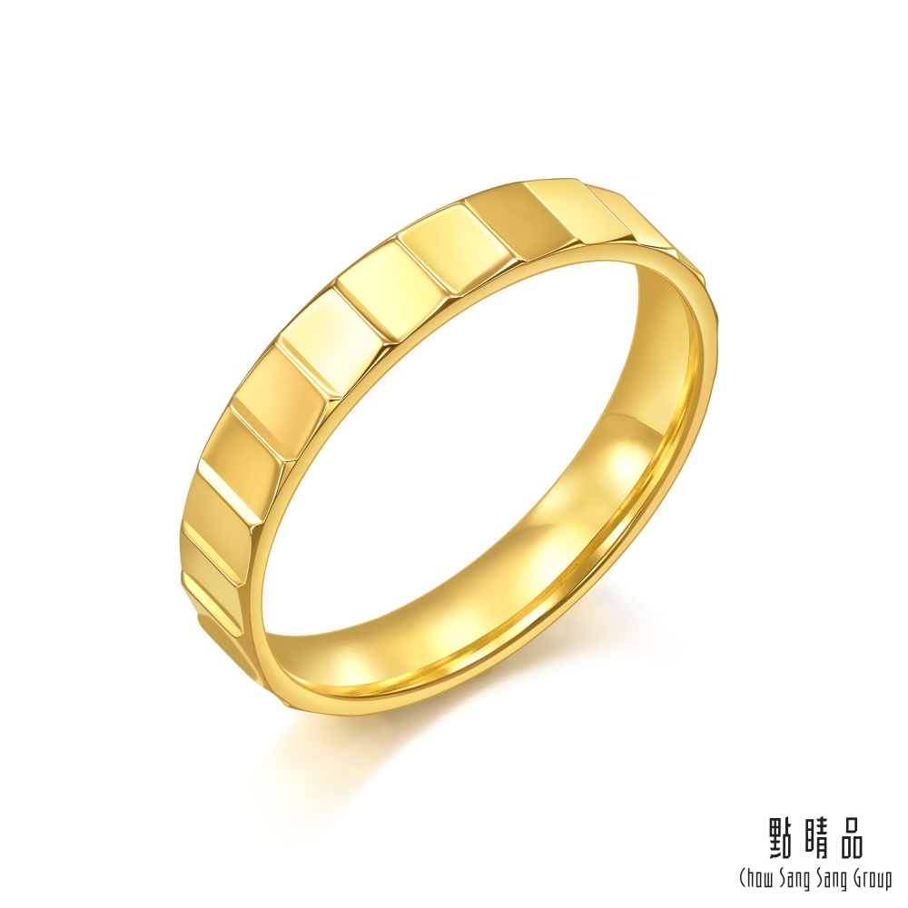 Chow Sang Sang Group 點睛品 炫亮幾何 黃金戒指_計價黃金(港圍11)
