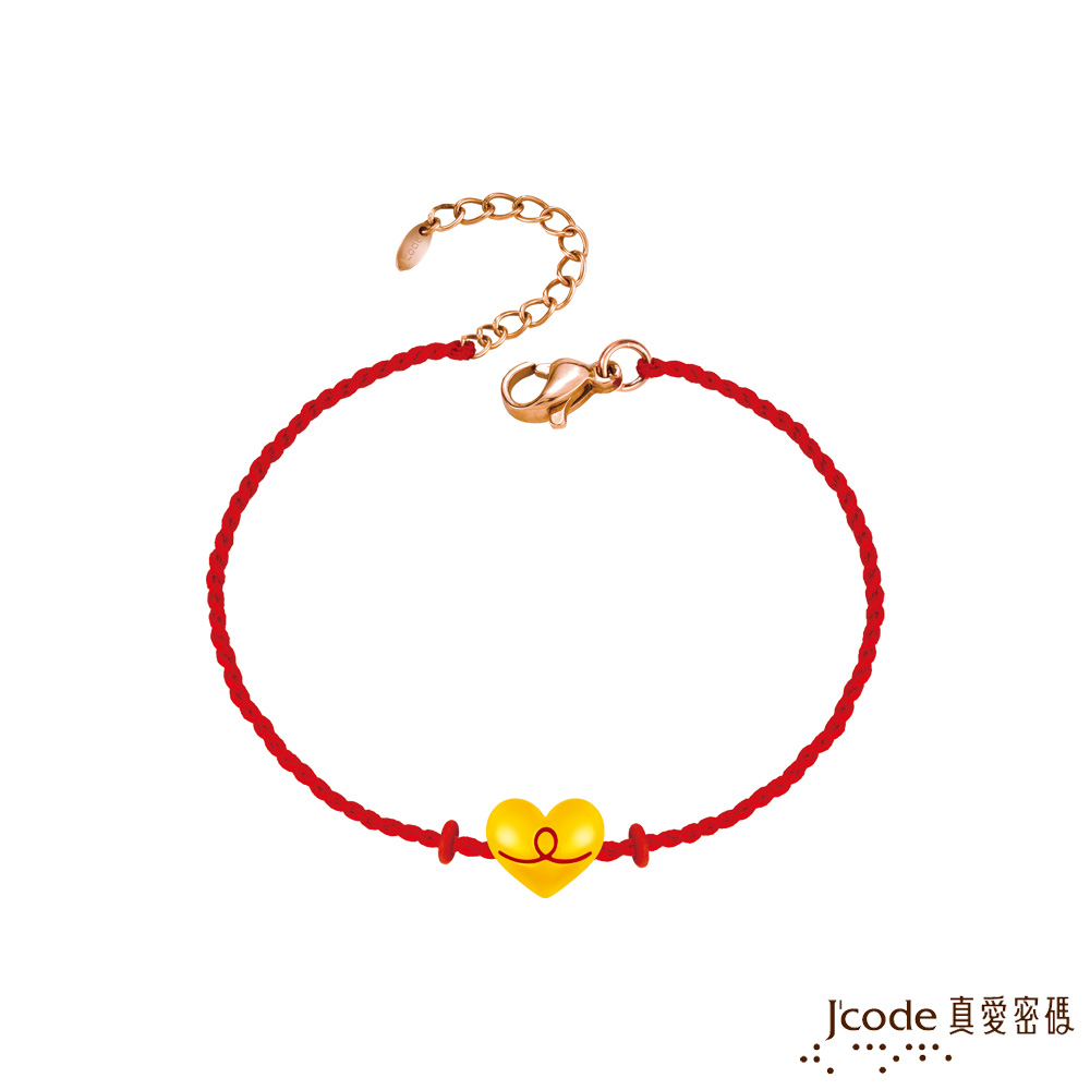 Jcode 真愛密碼 霞海城隍 紅線牽愛硬金編織手鍊
