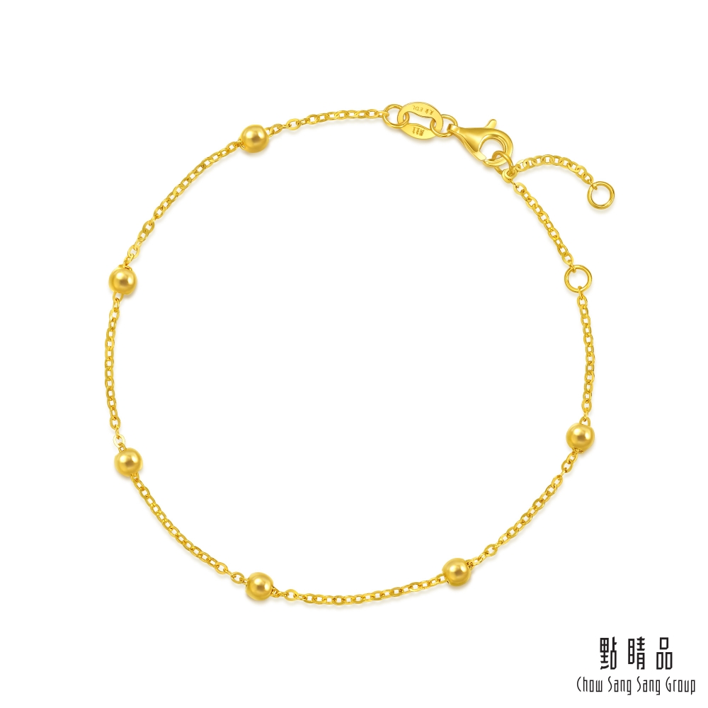 Chow Sang Sang Group 點睛品 小圓珠O字鍊 黃金手鍊_計價黃金