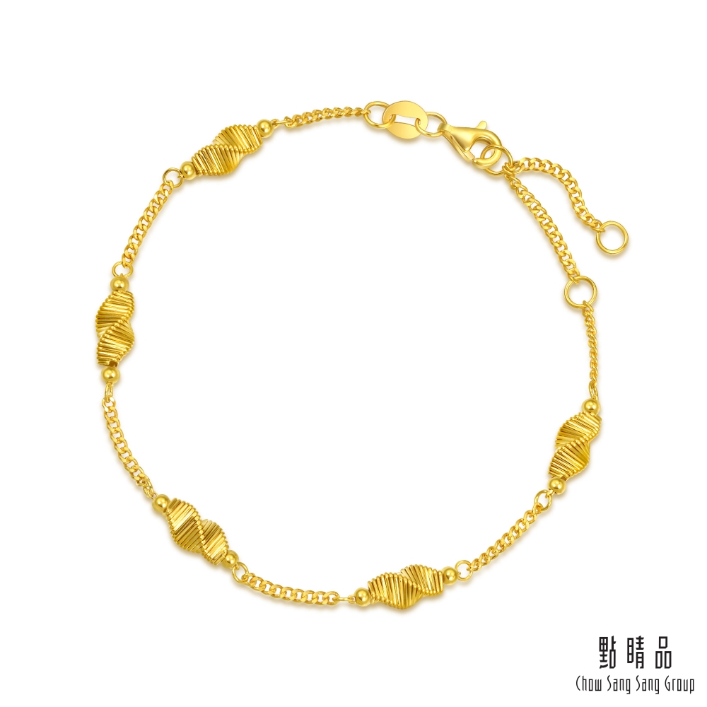 Chow Sang Sang Group 點睛品 微光星漩 黃金手鍊_計價黃金